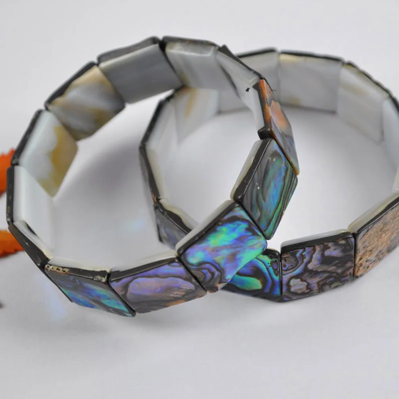 Браслет с бусинами в виде ракушек из Новой Зеландии 7 дюймов ювелирные изделия