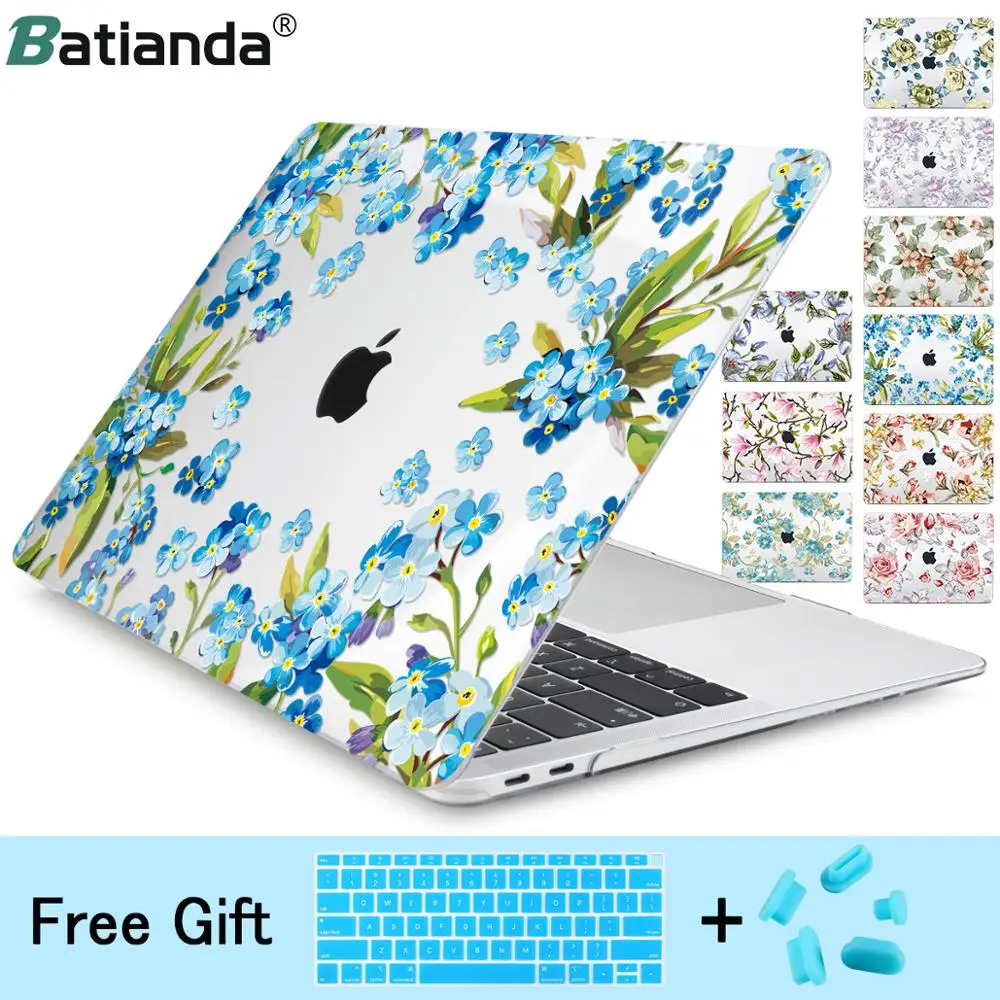 Для Macbook Air Pro 13 2019 2018 A1932 чехол для mac book retina 11 12 15 Новый pro цветок Кристалл Корпус