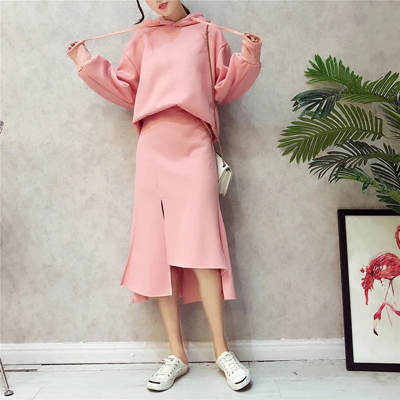 2017 г. спортивные костюмы Новый женский с капюшоном Длинные рукава свитер