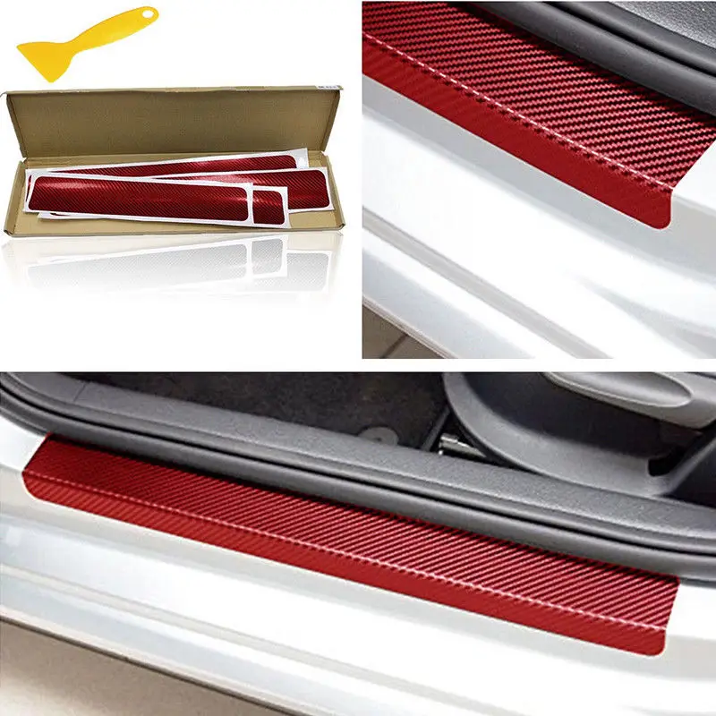

Anti-skid Stickers Decal Front/Rear Carbon Fiber Car Door High Quality