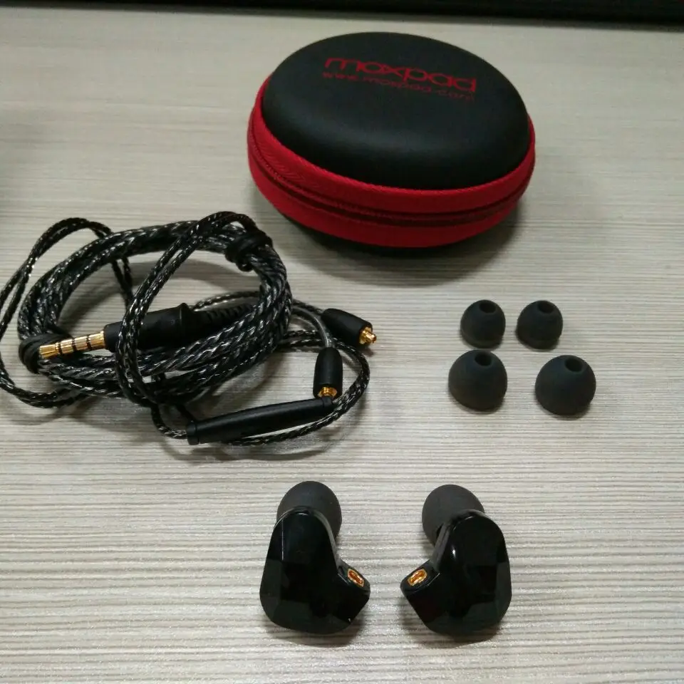 2 шт. оригинальные наушники Moxpad X9 In ear Bass HD динамические с микродрайвером Handfree Remote