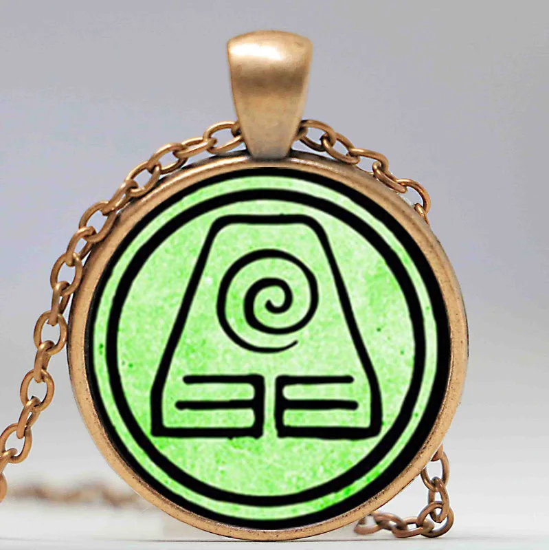 Аватар последняя подвеска Airbender два выбора ювелирных изделий Ожерелье Земное