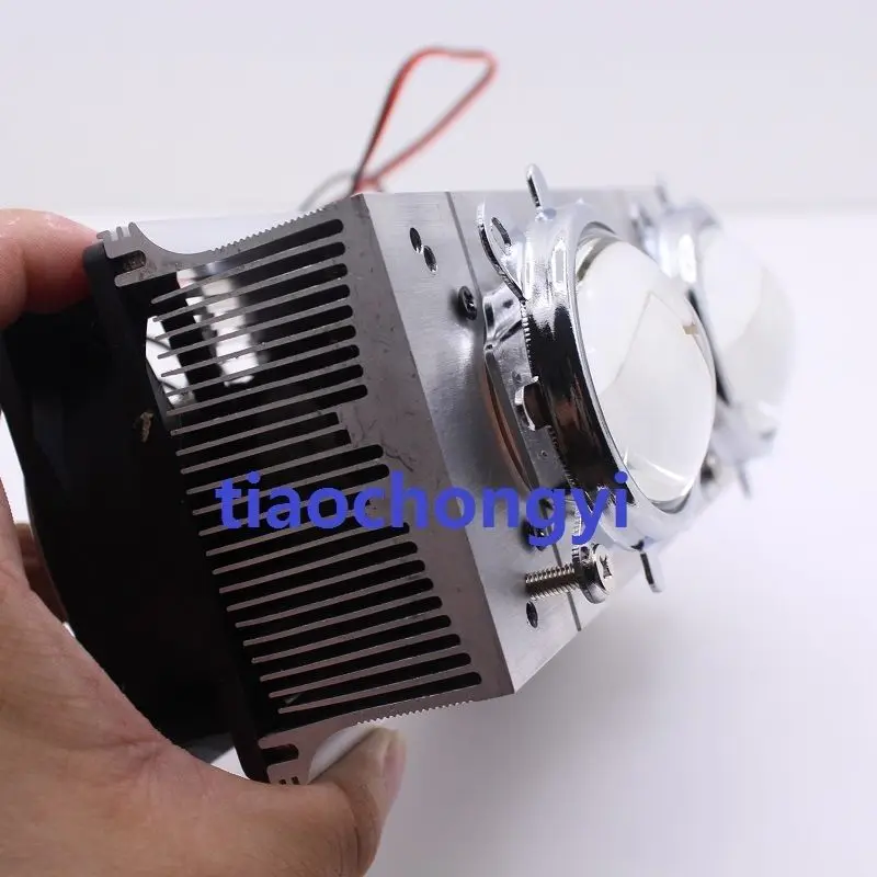 90 градусов DC12V Led радиатор + стеклянный объектив для 20 Вт 30 50 100 высокой мощности