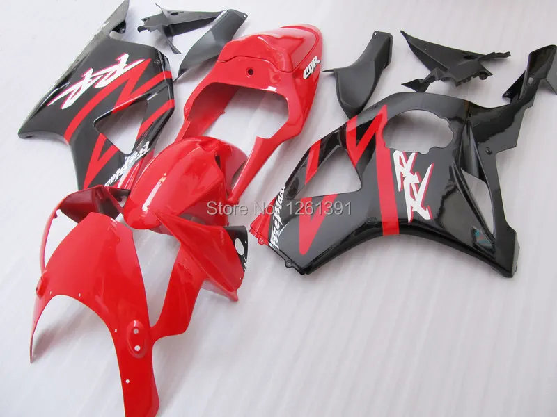 Комплекты обтекателей для HONDA CBR900RR 954 02 03 CBR 900RR 2002 2003 красно-черный CBR954 954RR Запчасти