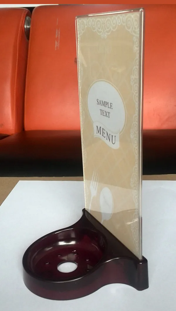 10 шт. акриловый держатель для меню подходит системы вызова кнопка звонка|menu