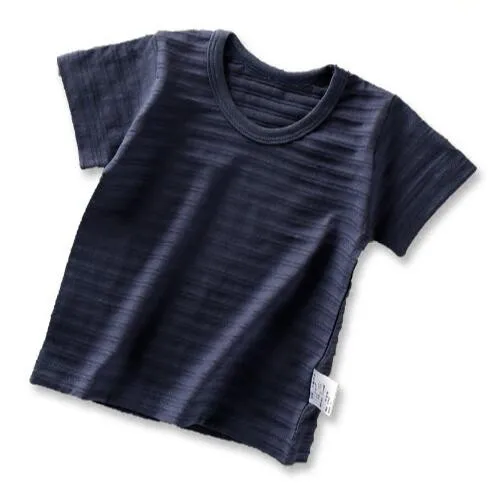 3 шт./партия летняя одежда для мальчиков хлопковая Детская футболка с короткими