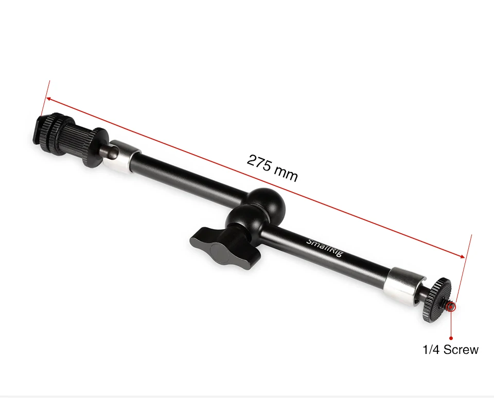 SmallRig DSLR 1" шарнирная розетка рычаг камеры Волшебная рукоятка с холодным башмаком и стандартный 1/4"-20 резьбовой винт адаптер-1498
