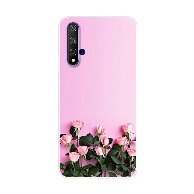 Для Nova 5T чехол huawei Nova 5T чехол силиконовый ТПУ Мягкая задняя крышка чехол для huawei Nova5T чехол Чехол Nova 5T 5 T бампер