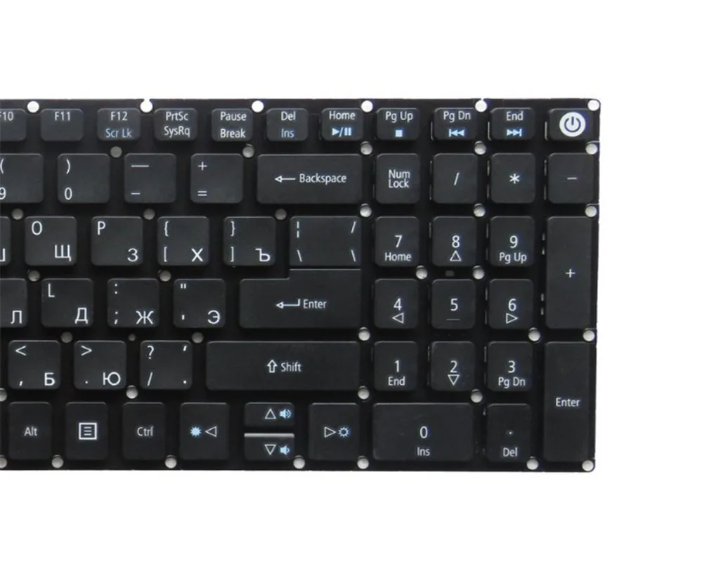 Русская клавиатура для ACER E15 E5-582P 507H 56AV 54G6 F5-572 V5-591G черная ноутбука RU | Компьютеры и