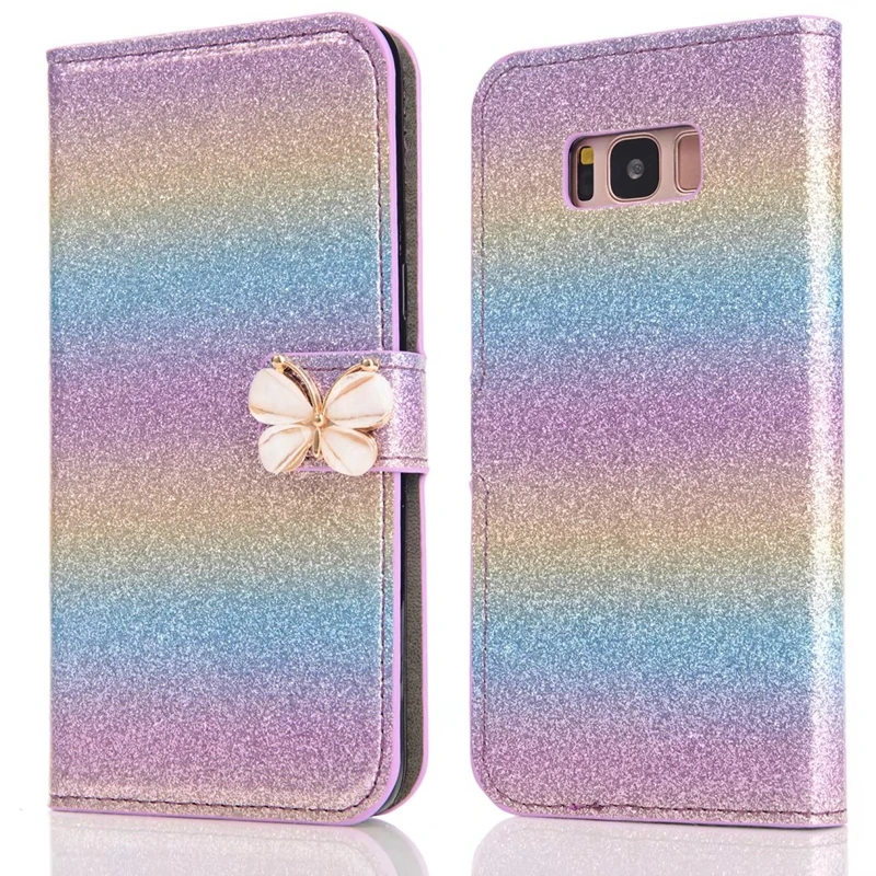 Для samsung galaxy S8 5 8 &quotперламутровая блестящая Обложка на заднюю панель из