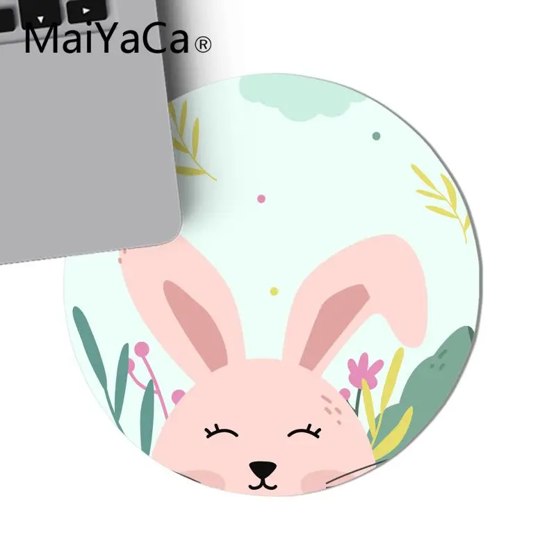 Maiyaca милый кролик животное сделай сам дизайн игровой с узором круглый коврик для