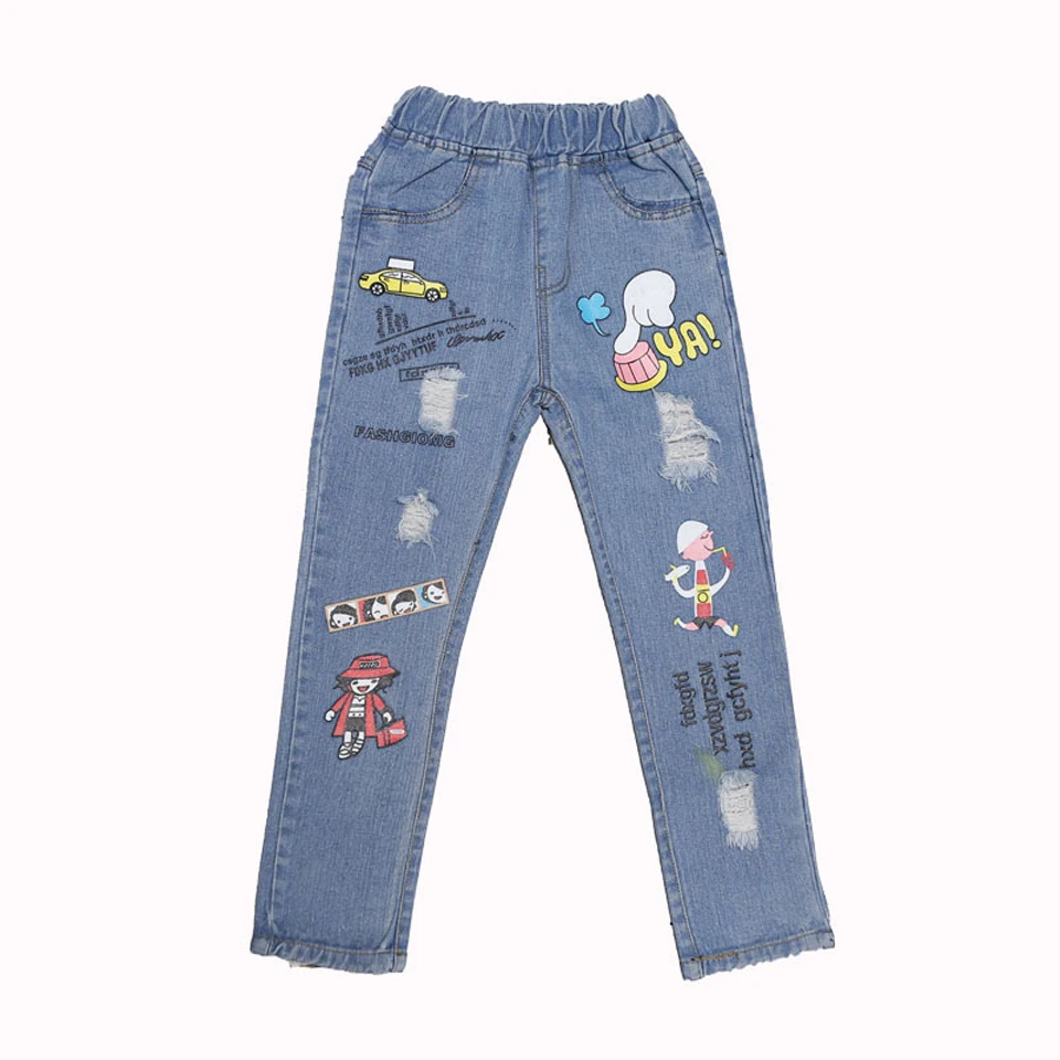 Джинсы для девочек подростков на весну лето 2018|Джинсы| |