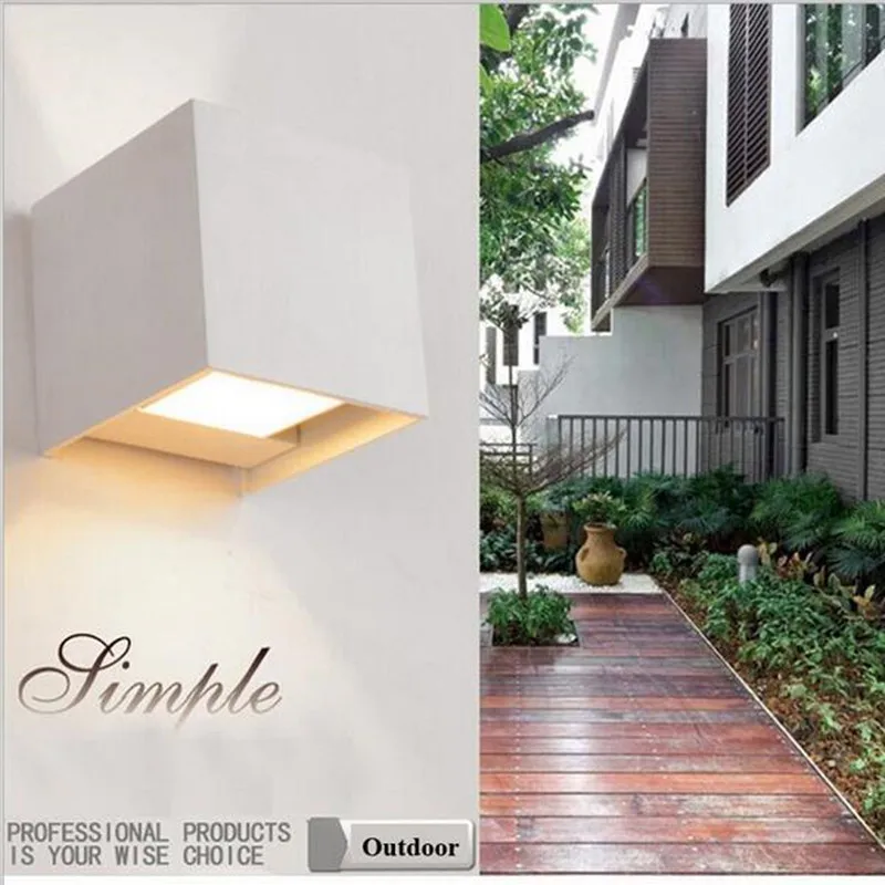 Регулируемая наружная настенная Светодиодная лампа с регулируемой яркостью 8