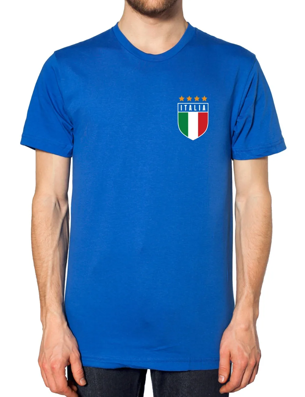 

Летние мужские летние топы, футболки, Ретро футболка для итальянского футбола, итальянская футболка для мужчин, женщин, детская забавная хл...