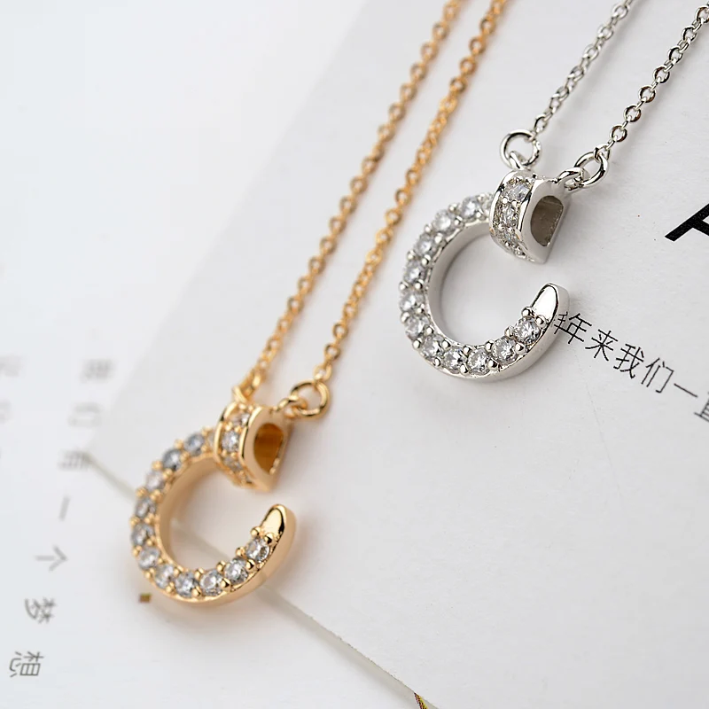 Ожерелье-цепочка с фианитами микро-Закрепка | Украшения и аксессуары