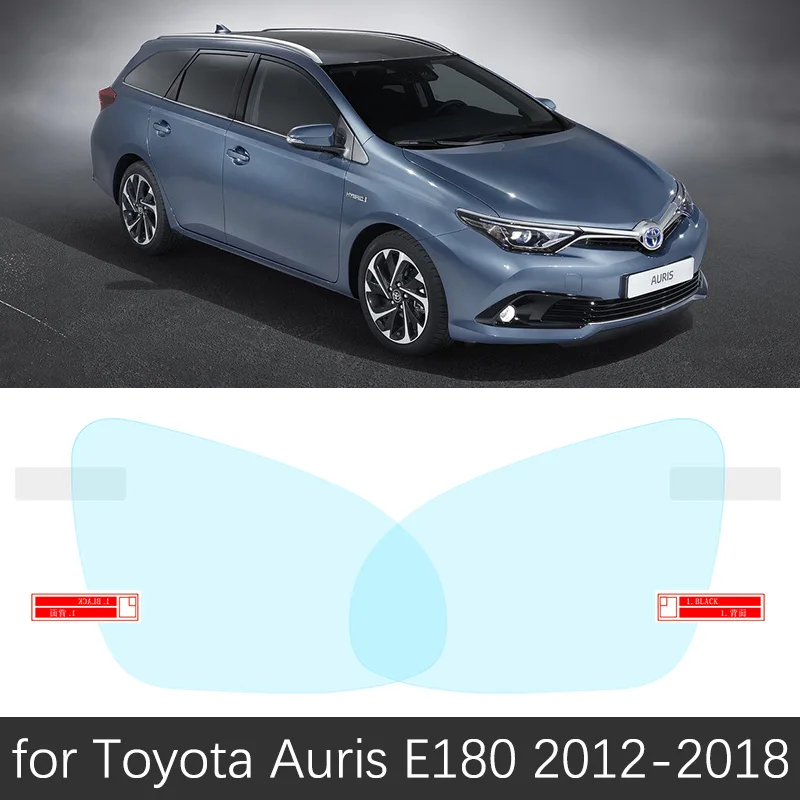 Для Toyota Auris 2012- E180 180 Scion iM Corolla полная противотуманная пленка зеркало заднего вида непромокаемые противотуманные пленки аксессуары - Название цвета: Auris 2012-2018