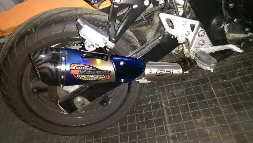 51 мм мото rcycle выхлопная труба Muffl Escape moto Yoshimura труба для Z900 Z650 GSX750R CBR600 S1000RR R25 NINJA400 NC750