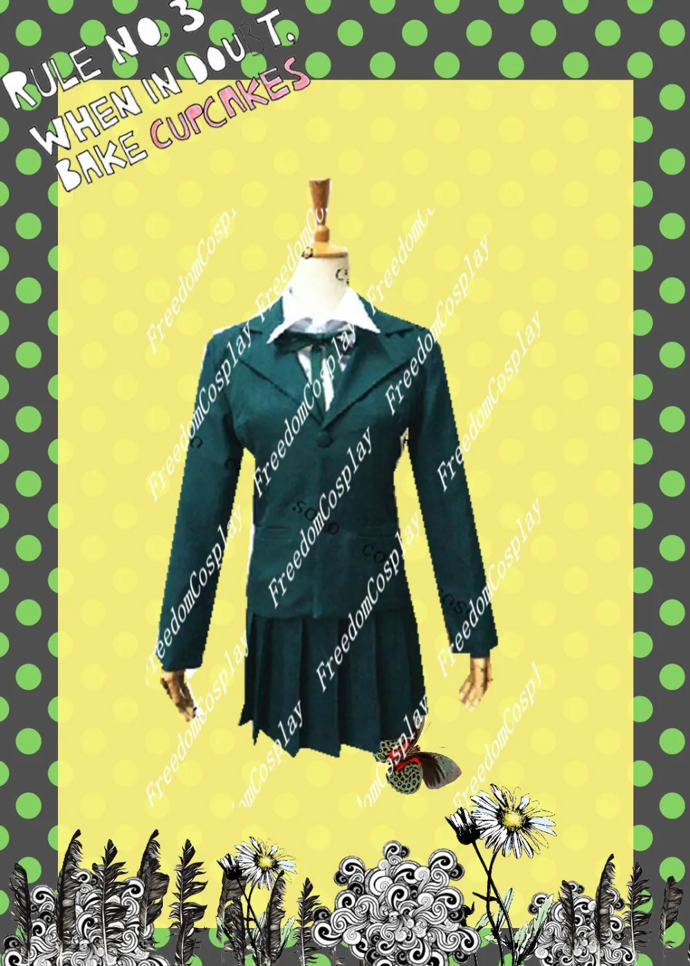 Новый костюм для косплевечерние Ikusaba из данганронпа Мукуро|party costume|cosplay costumecostume