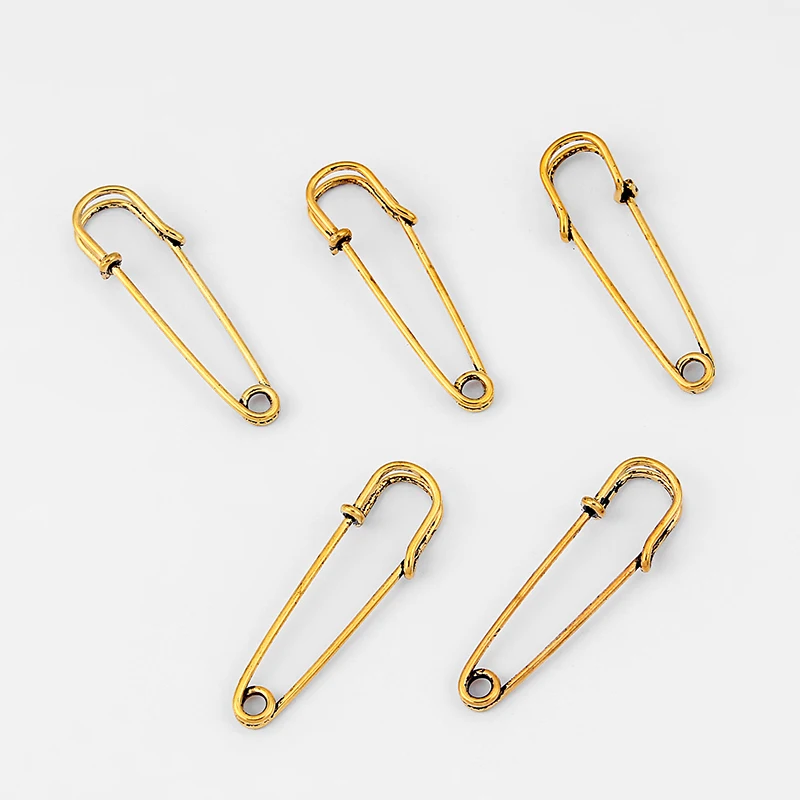 Прочная металлическая брошь для шарфа и шалью 45 мм 10 шт.|scarf brooch|brooch safety pinssafety pin