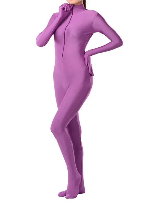 BetterParty Фиолетовый спандекс лайкра унисекс костюм кошки Zentai облегающий боди|zentai