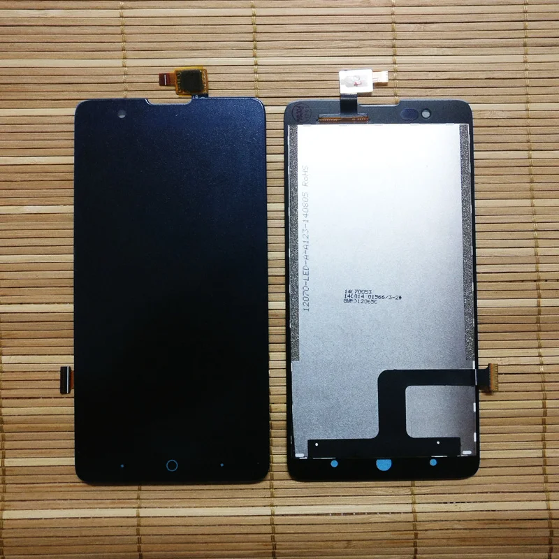 100% тесты новый черный полный 5 дюймов для ZTE Redbull V5 V9180 N9180 U9180 / V5s n918st ЖК дисплей