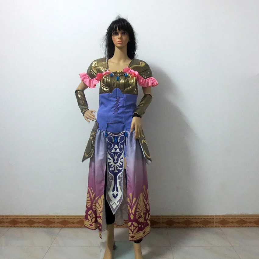 Костюм принцессы Зельды для косплея Бесплатная доставка на Хэллоуин и