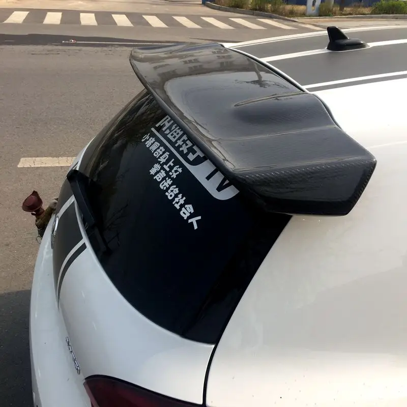 Автозапчасти углеродного волокна задний багажник на крыше спойлер крыло, пригодный для Volkswagen Scirocco 2010 2011 2012 2013