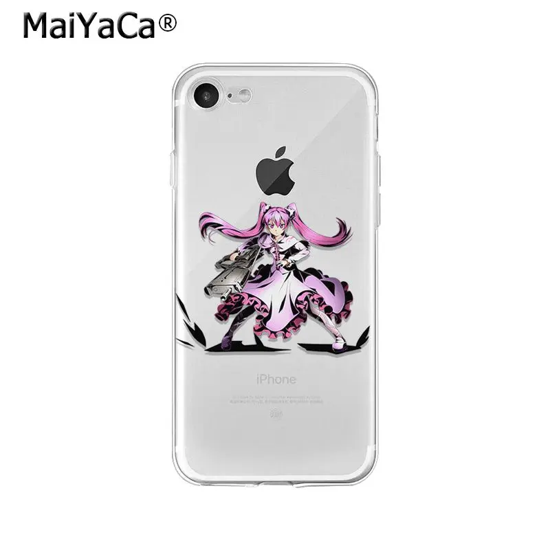 MaiYaCa Akame ga Kill TPU мягкий чехол для телефона iPhone X XS MAX 6 6S 7 7plus 8 8Plus 5 5S XR|Чехлы-накладки| |