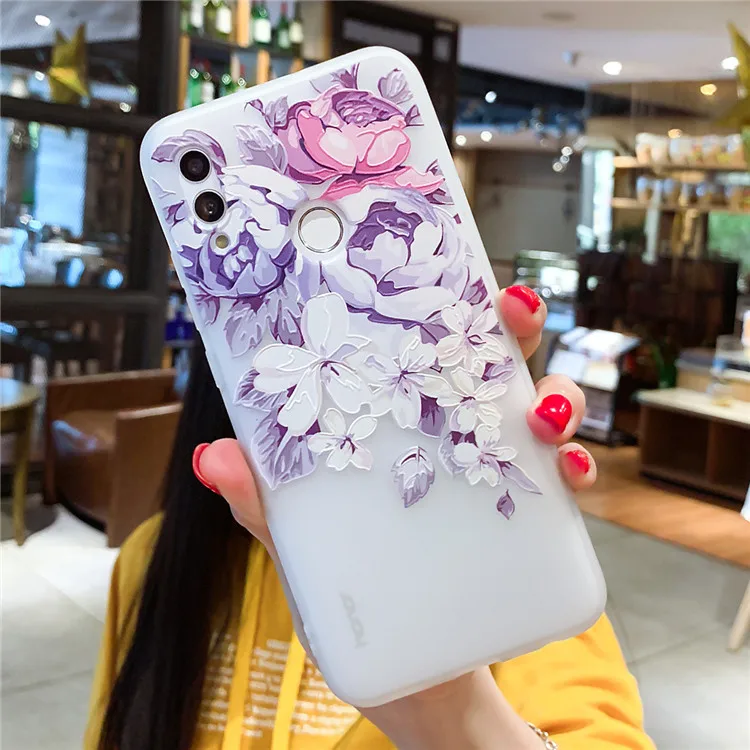 A02FLOWER Мягкий силиконовый чехол из ТПУ для huawei P30 P20 P10 Lite для huawei Y5 Y9 P Smart Nova 3 3i mate 10 20 lite чехол для телефона - Цвет: A02FLOWER