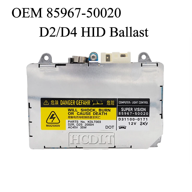 Ксеноновая лампа HCDLT 35 Вт Yeaky D2S D4S Комплект Ксеноновых передних фар D2R D4R HID блок