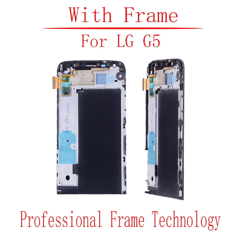 5 3 &quotоригинальный для LG G5 H850 ЖК дисплей с сенсорным экраном рамкой дигитайзер lcd