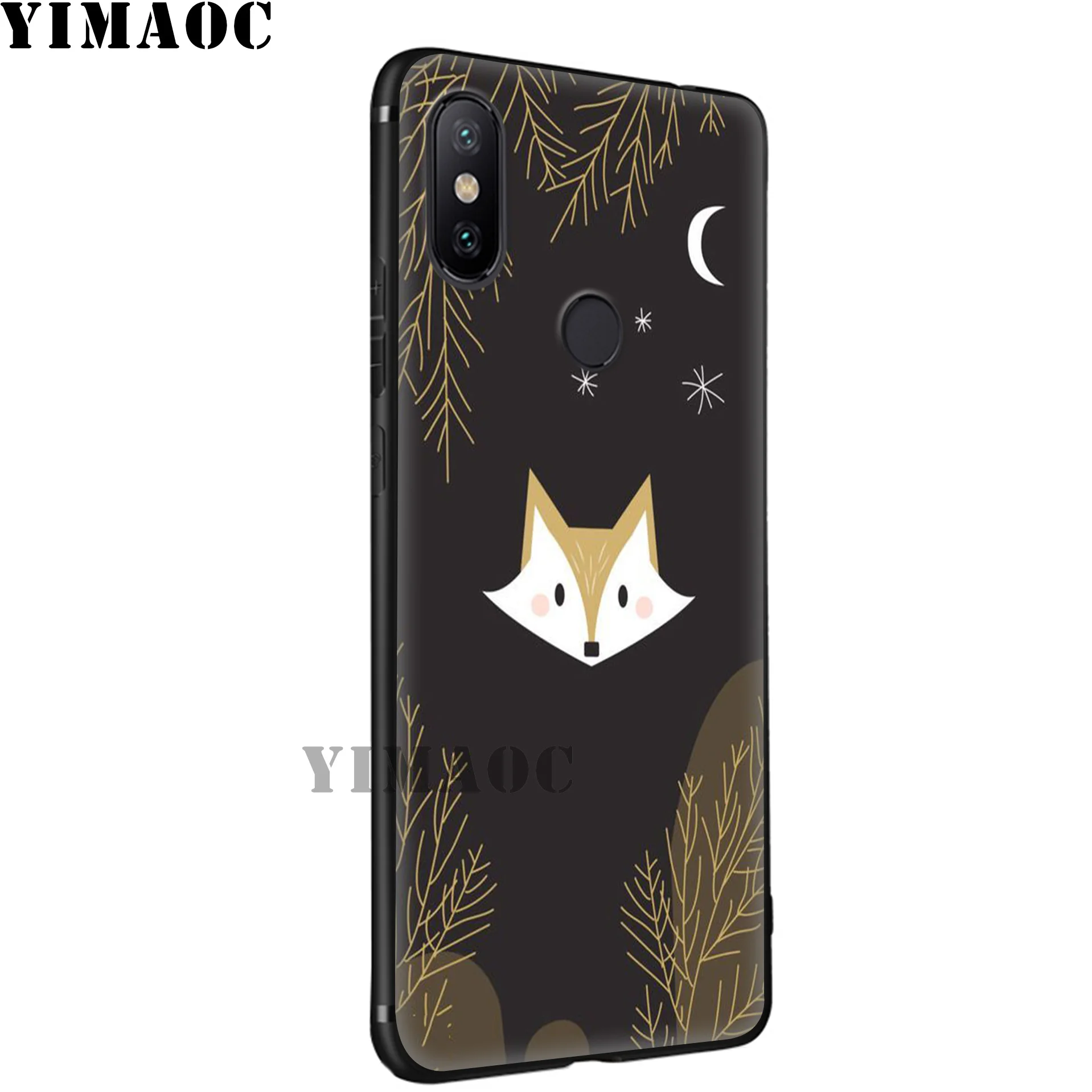 YIMAOC лиса милые животные мягкий чехол для Xiaomi mi 9T 9 8 Se 6 MAX 3 A1 A2 Lite CC9E CC9 6X 5X POCOPHONE F1 |