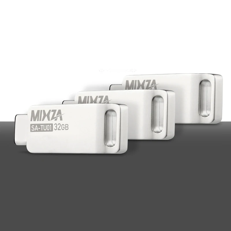Mixza 64 ГБ USB3.0 Тип C USB Flash Drive 32 OTG двойной разъем флешки мини Stick 16 Телефон накопитель