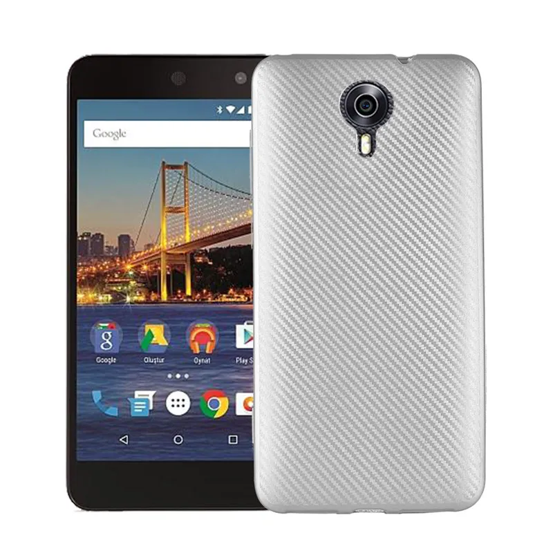 Чехол из углеродного волокна для телефона Google Android One General Mobile 4G чехол силиконовой