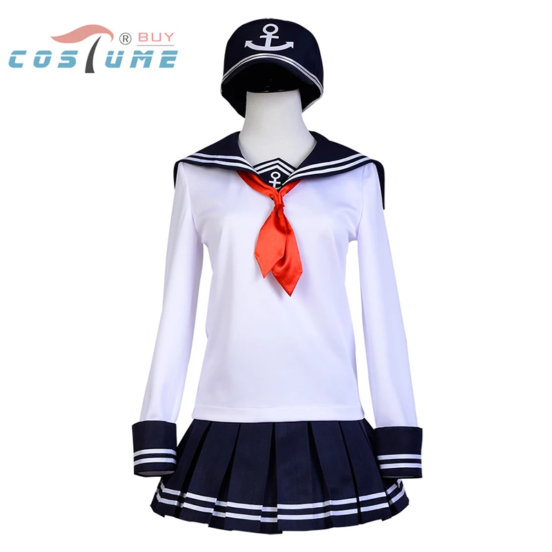 Kantai Коллекция Флит девушки Akatsuki Cospaly Костюм Матросская школьная форма платье со