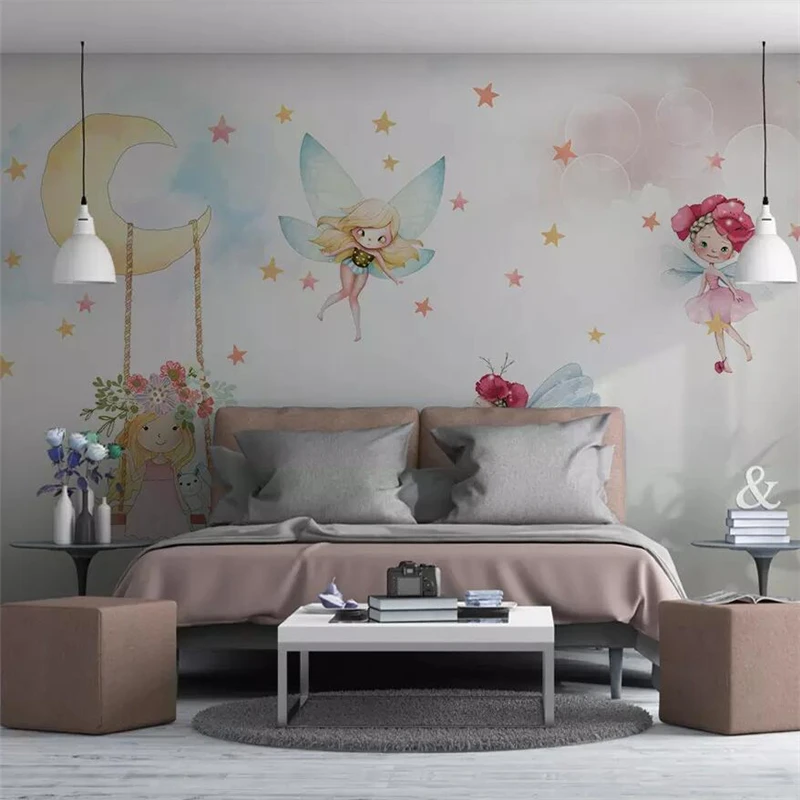 Скандинавский современный минималистский фон для детской комнаты wellyu с