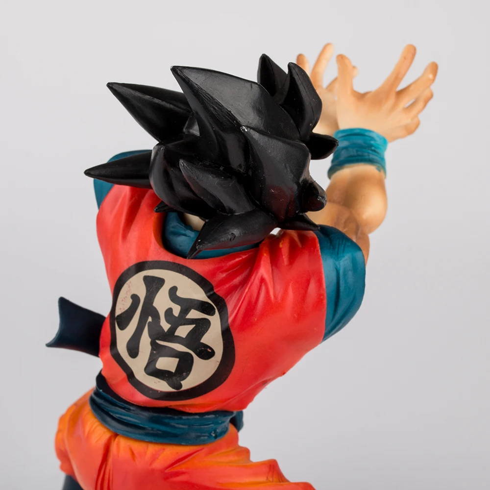 Аниме Драконий жемчуг Z Сон Гоку фигурки Ударная Волна Супер Saiyan Сон Гоку Драконий жемчуг ПВХ фигурка модель игрушки Brinquedos 17 см