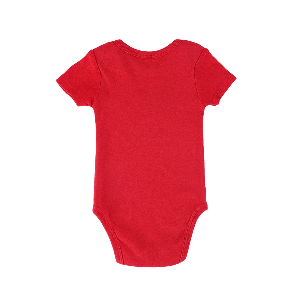 Baby Clothing Red Cartoon Newborn Boys Bodysuit Fashion Cotton Short Sleeve Infant Outwear O Neck Jumpsuit One Pieces |