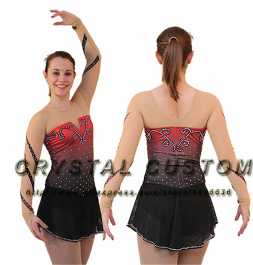 

Girls Figure Skating Dresses Fashion New Brand Competition Ice Figure Skating Dress Children DR3525