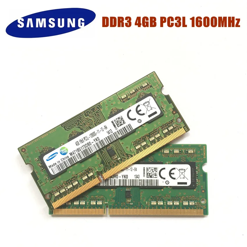 Модуль оперативной памяти SAMSUNG для ноутбука 4G 1RX8 PC3L 12800S DDR3 1600 МГц 4 Гб модуль pc3l SODIMM