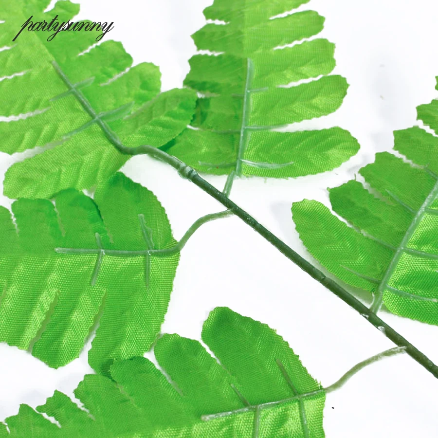 5 шт. Зеленый Искусственные цветы листьев Букет DIY Свадебные украшения Mariage День