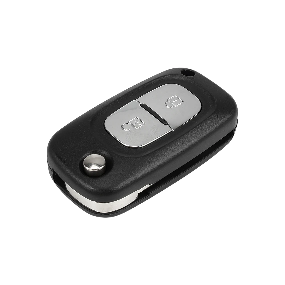 VDIAGTOOL 2 3 кнопки дистанционного откидного ключа оболочка чехол Fob для Renault Clio Kangoo