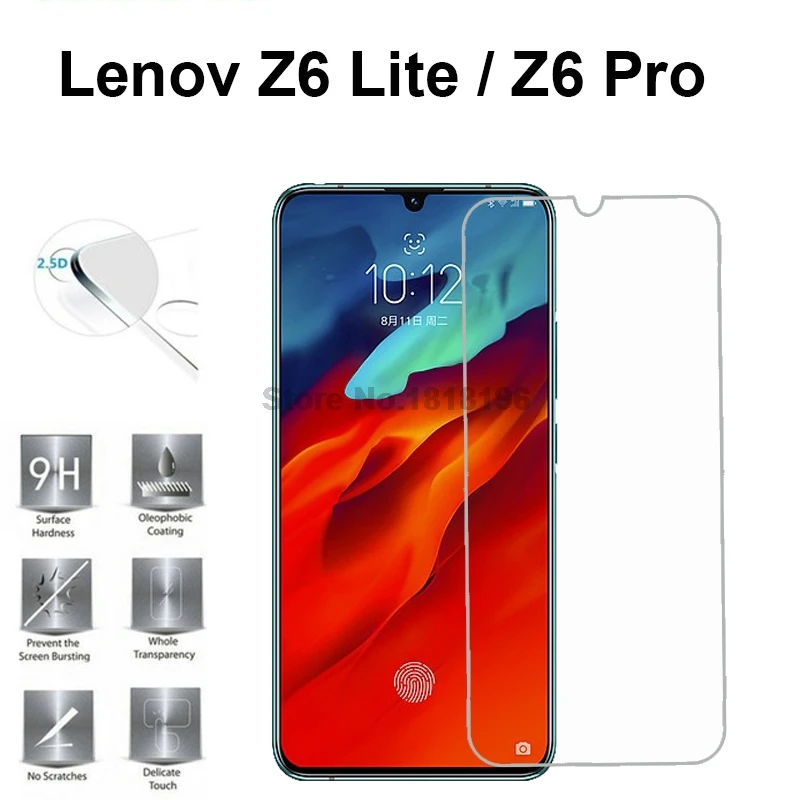Закаленное стекло для Lenovo Z6 Lite Z5 Pro S5 K9 Note K6 Enjoy A5S Z5S K5 2018 Защитная стеклянная пленка