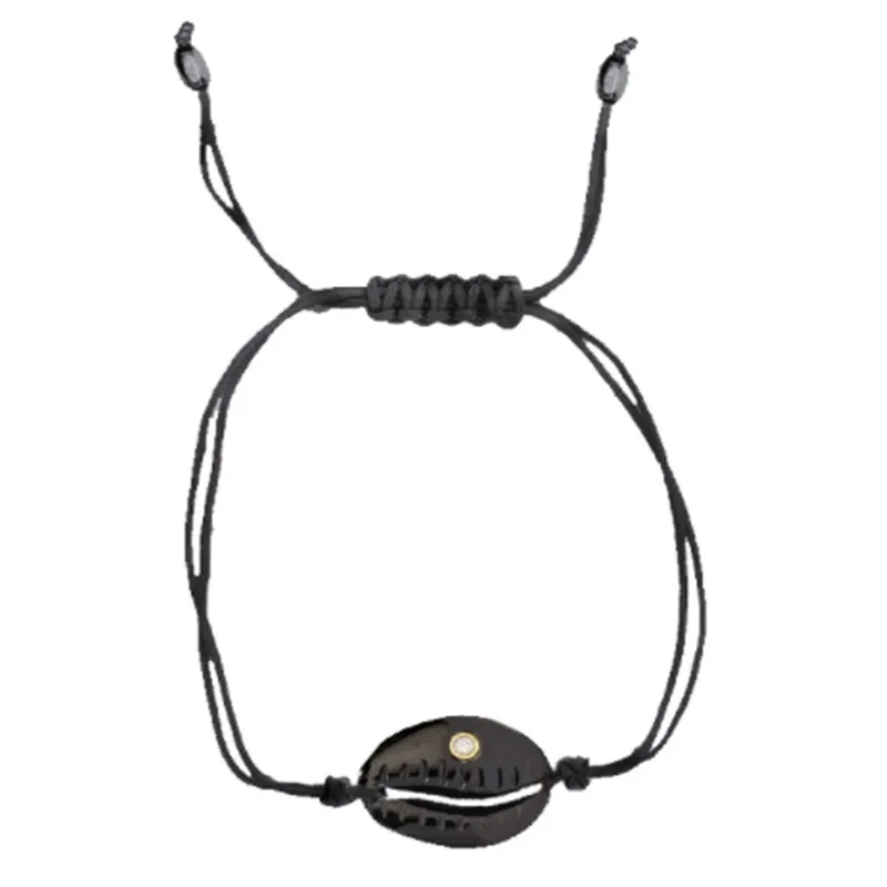Boho черный металлический мужской seashell браслет Бижу femme мужской pulseira feminina раковина Каури браслет ювелирные изделия браслеты для женщин подарок - Окраска металла: Чистый золотой цвет