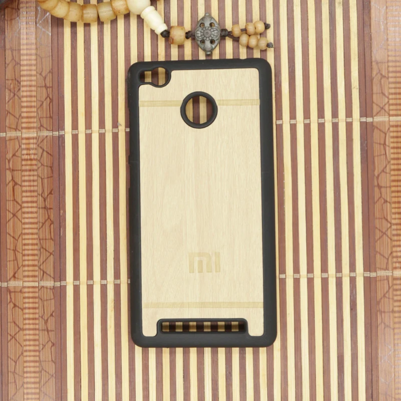 Для Xiaomi redmi note 3 4A 4 Pro Чехол из древесной кожи с пластиковым покрытием Винтажный