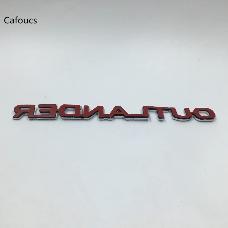 Автомобильные аксессуары Cafoucs для Mitsubishi Outlander Задняя эмблема логотип значок