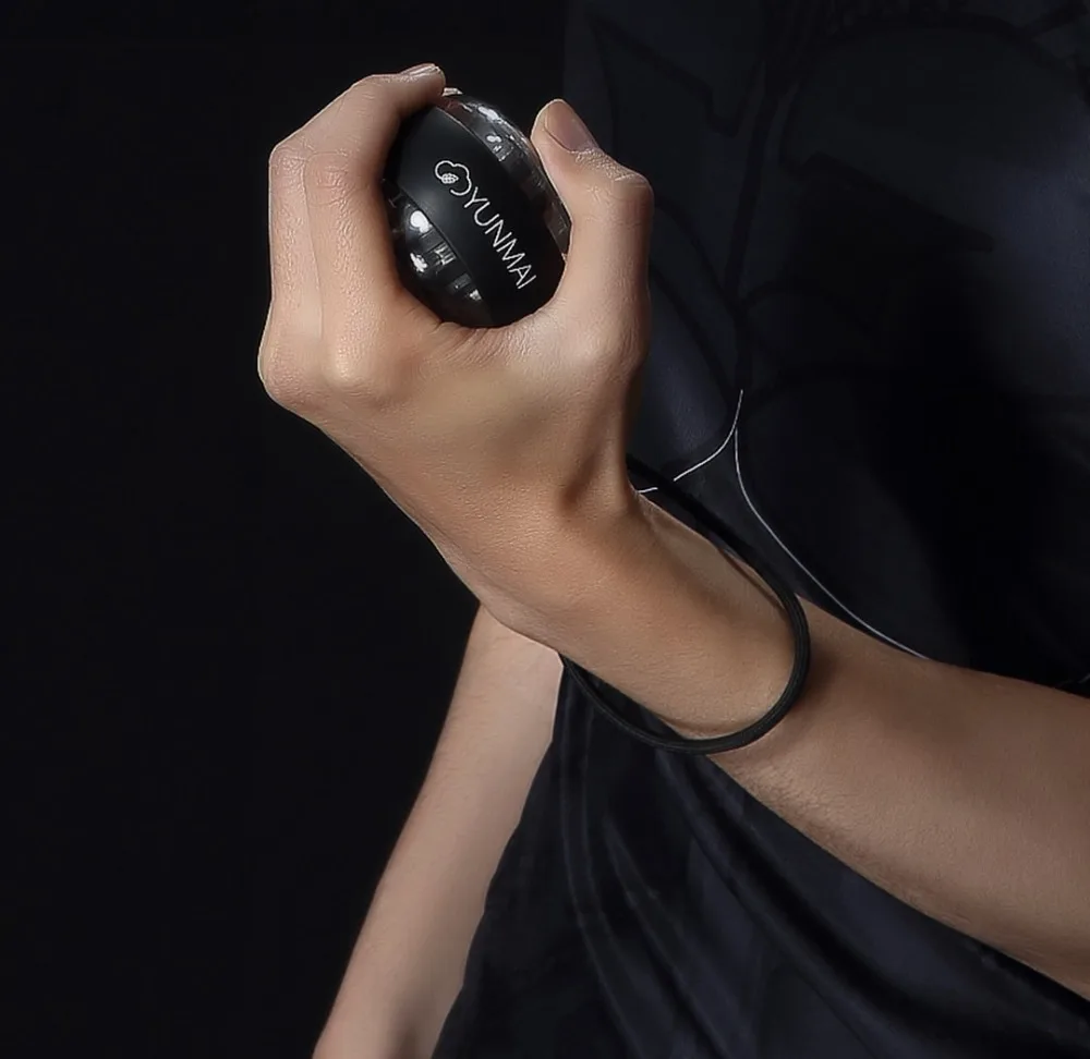 Xiaomi yunmai PowerBall кистевой тренажеры запястье тренер светодиодный Yunmai гироскопический тренажёр(тренажёр для кистей рук
