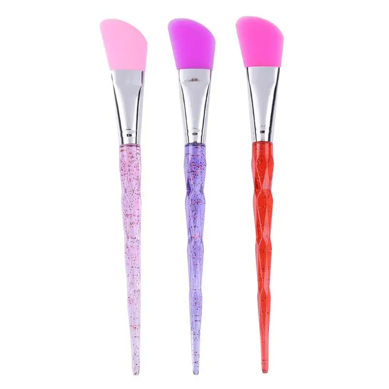 1/2PC Professional Silicone Facial Face Mask Brush Mask Mud Mixing Brush Soft Women Skin Face Care Tool Silica Mask Brushes