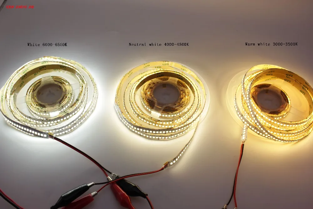 Светодиодные ленты светильник лента нейтральный белый ww 5 м 2835 SMD DC24V 12V 60/120/240/480 светодиодный s/M PCB 8 мм 10 мм 15 мм светодиодный лента шнура светильник 3528