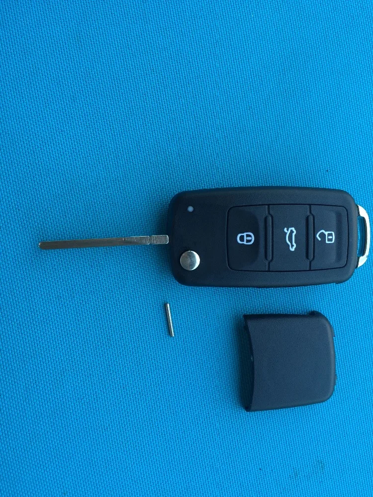 10 шт. для Skoda City Go For VWR 2/3 кнопочный дистанционный брелок ключей флип-корпус с